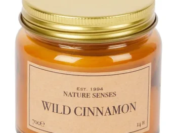 Outlet Candra Geurkaars Met Deksel Groen,Oranje,Transparant