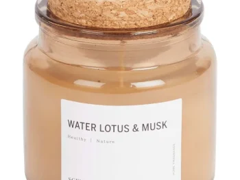 Outlet Candra Geurkaars Met Kurken Deksel