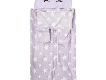 Best Paw Patrol Glow In The Dark Knuffeldeken Blauw,Groen,Roze,Paars