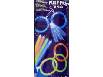 Outlet Merk Glow-In-The-Dark Partypack Meerkleurig