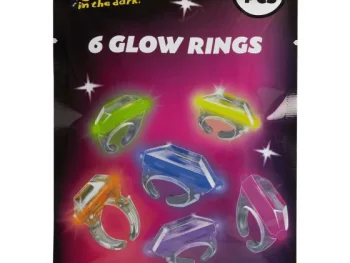 Hot Merk Glow In The Dark-Ringen Meerkleurig