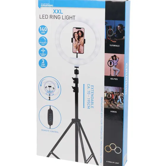 grundig-xxl-selfie-ringlamp-OTjPBUrV-2.webp Clearance Grundig Xxl Selfie Ringlamp Zwart,Wit