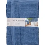 Discount Merk Handdoekenset Blauw,Grijs,Groen,Wit