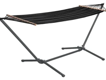 Hot Merk Hangmat Met Frame Zwart