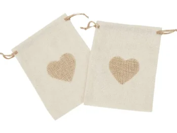 Best Merk Hobby Flora Katoenen Cadeauzakjes Beige