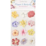 Hot Office Essentials Hobby Flora Vlinder- En Bloemenstickers Print