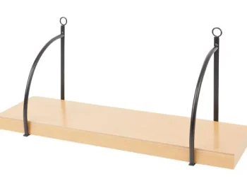 Best Merk Home Accents Bamboe Wandplank Zwart,Bruin