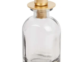 Online Merk Home Accents Dinerkaarshouder Geel,Grijs,Transparant