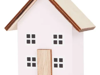 Hot Merk Home Accents Houten Huisje Grijs,Groen,Roze,Wit