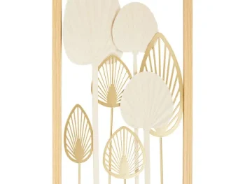 Hot Merk Home Accents Houten Muurdecoratie Beige