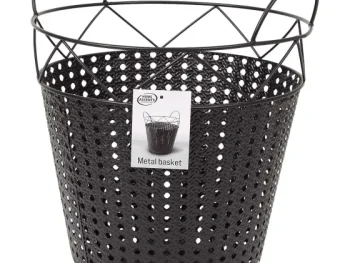 Best Merk Home Accents Metalen Mand Zwart