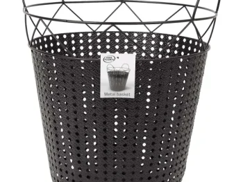 Discount Merk Home Accents Metalen Mand Zwart