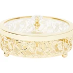 New Merk Home Accents Metalen Opbergdoosje Goud,Zilver