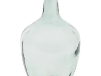 Fashion Merk Home Accents Vaas Malia Transparant,Zwart,Groen