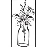 Fashion Merk Home Accents Wanddecoratie Zwart