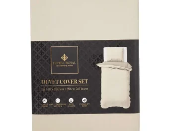 Fashion Hotel Royal Dekbedovertrek Blauw,Grijs,Print,Wit