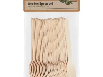 Hot Merk Houten Bestek Beige