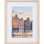 New Merk Houten Fotolijst Beige,Zwart