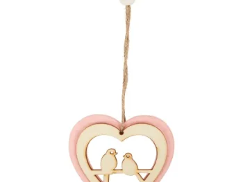 Clearance Merk Houten Hanger Groen,Roze,Wit