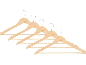 Fashion Merk Houten Kledinghangers Beige