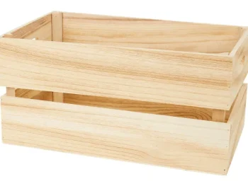 Discount Merk Houten Krat Groot Bruin