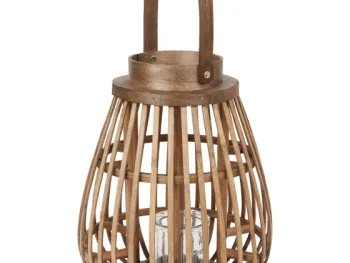 Sale Merk Houten Lantaarn Beige,Bruin