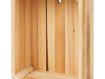 Clearance Merk Houten Opbergkist Beige