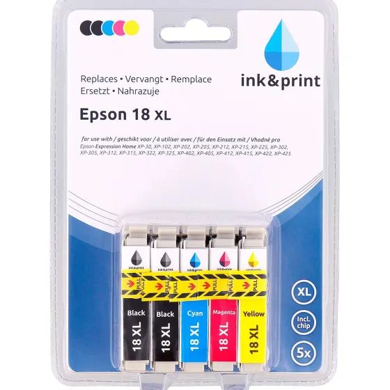 ink-print-inktcartridges-epso-OkdcRWWr-0.webp Outlet Office Essentials Ink & Print Inktcartridges Epson 18 Xl Zwart,Blauw,Roze,Geel