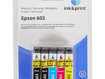 Sale Merk Ink & Print Inktcartridges Epson 603 Zwart,Blauw,Roze,Geel
