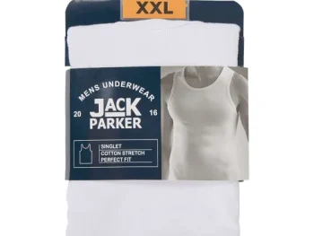 Clearance Jack Parker Singlet Wit