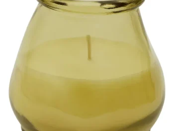 Best Candra Kaars In Glas Bruin,Groen,Oranje