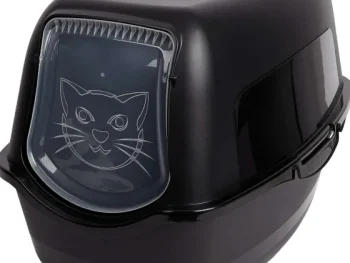 Online Merk Kattenbak Met Klapdeur Zwart