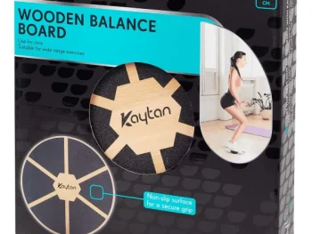 Online Kaytan Houten Balansbord Zwart