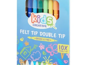 New Kids Creative Viltstiften Met Dubbele Punt Meerkleurig