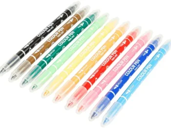 New Kids Creative Viltstiften Met Dubbele Punt Meerkleurig