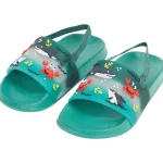 Hot Merk Kinderbadslippers Blauw,Groen,Print,Roze