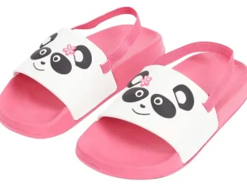 Hot Merk Kinderbadslippers Blauw,Groen,Print,Roze