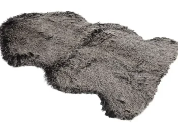 Fashion Merk Kleed Van Imitatiebont Beige,Grijs,Wit,Zwart