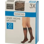 Clearance Lotto Kniekous 20 Denier Beige,Bruin,Grijs,Zwart