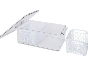 Best Lock & Lock Koelkast-Opbergbak Wit,Zwart