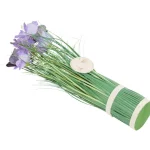 Sale Merk Kunstgrashalm Met Bloemen En Vlinders Geel,Paars,Roze,Wit