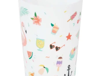 Outlet Merk Kunststof Beker Met Jungle Print