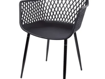 Clearance Merk Kunststof Kuipstoel Zwart,Groen