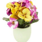 Outlet Merk Kunstviooltjes In Pot Meerkleurig