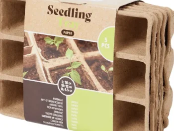 Clearance Merk Kweektray Met Vakken Bruin