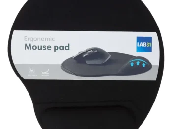 Sale Lab31 Ergonomische Muismat Zwart