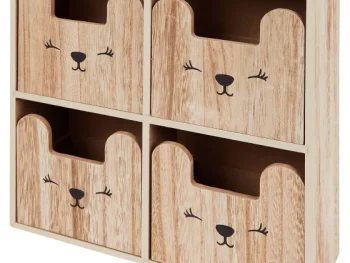 New Merk Ladekastje Voor Kinderen Beige,Grijs,Wit