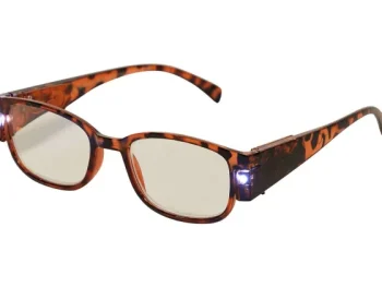 Discount Merk Leesbril Met Ledlicht Zwart,Print