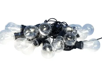 New Merk Lichtsnoer Met Bollampjes Meerkleurig,Wit