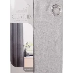 Clearance C&C Linnenlook Gordijn Beige,Grijs,Wit